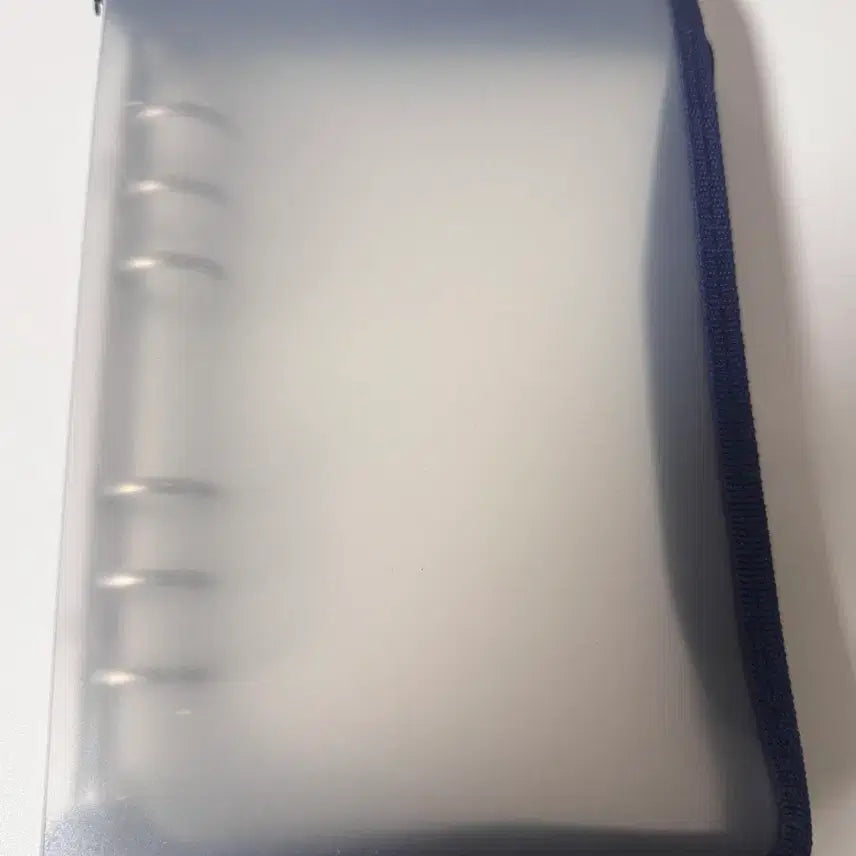 [BUNJANG] Yudang.com Translucent Zipper Binder Navy A6 Size / 유댕닷컴 반투명 지퍼 바인더 6공 바인더 네이비 A6 사이즈