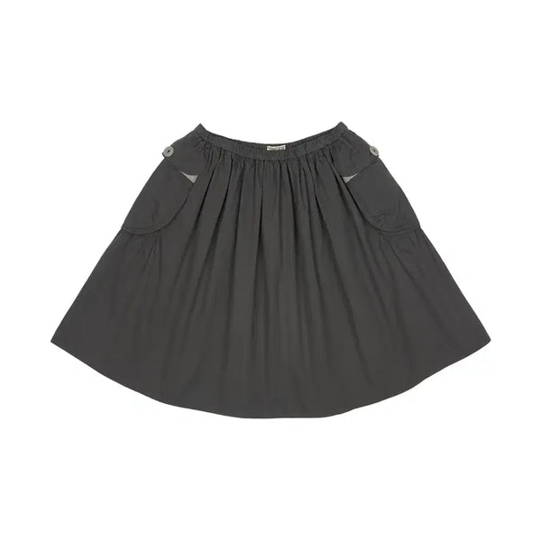 [BUNJANG] KOSEIO Big Pocket Shirring Skirt Charcoal / 코이세이오 빅포켓 셔링 스커트 차콜 2