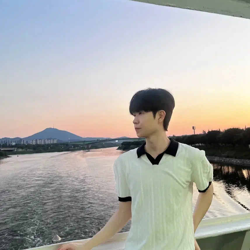 [BUNJANG] Men's Summer Short Sleeve Polo Shirt / 남자 여름 반팔 카라티