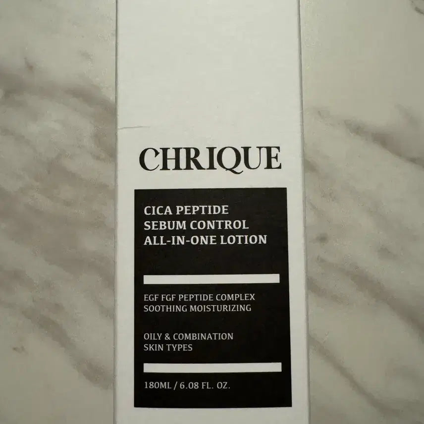 [BUNJANG] CHRIQUE Cica Peptide Sebum Control All-in-One Lotion 180ml / CHRIQUE 시카 펩타이드 세범 컨트롤 올인원 로션 180ml