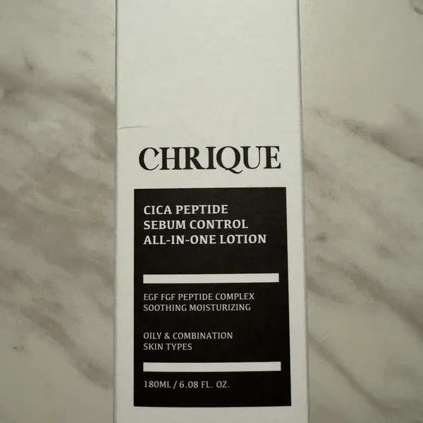 [BUNJANG] CHRIQUE Cica Peptide Sebum Control All-in-One Lotion 180ml / CHRIQUE 시카 펩타이드 세범 컨트롤 올인원 로션 180ml