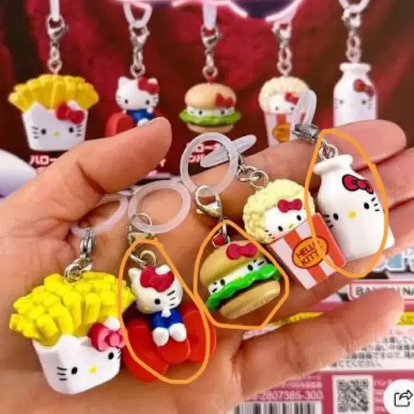 [BUNJANG] Hello Kitty American Design Accessory Keychain / 헬로키티 아메리칸 디자인 액세서리 키링 메지루시