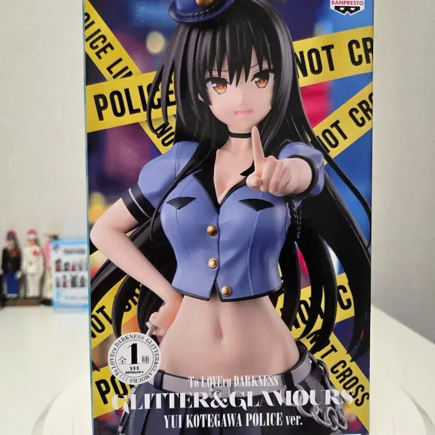 [BUNJANG] To Love Ru Darkness Glitter & Glamours Yui Kotegawa Police Version Figure / 토라브르 다크니스 GLITTER&GLAMOURS 유이 코테가와 폴리스 피규어