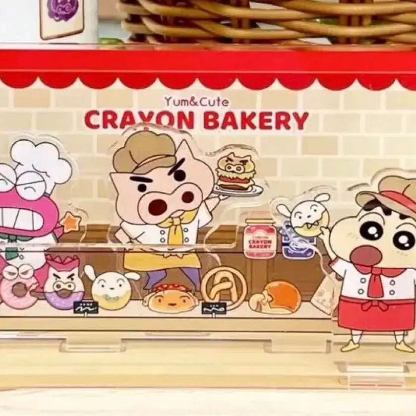 [BUNJANG] Crayon Shin-chan Bakery Acrylic Stand / 짱구 베이커리 아크릴 스탠드