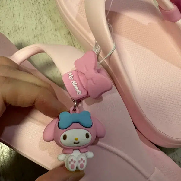 [BUNJANG] Sanrio My Melody Pink Jellie Sandals / 마이멜로디 핑크 쪼리 샌들