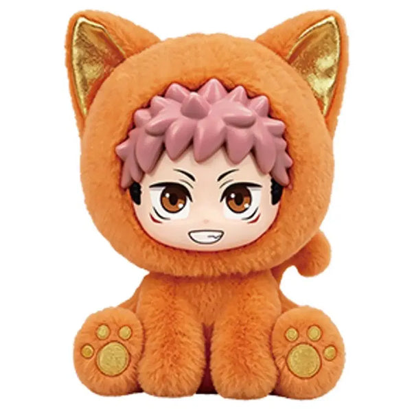 [BUNJANG] Pick n Pop Jujutsu Kaisen Yuji Itadori Cat Ear Sitting Party Series Figure / (픽앤팝) 주술회전 캣이어 주부부 시팅파티 시리즈 이타도리 유지