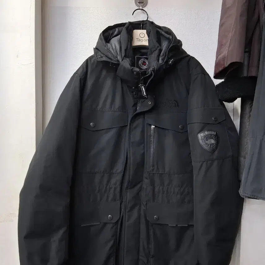 [BUNJANG] The North Face Black Goose Down Padded Jacket / 노스페이스 블랙 거위털패딩 자켓  100