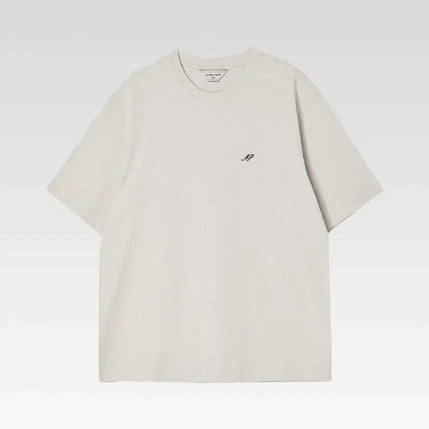 [BUNJANG] Afterpray Essential Symbol Embroidery T-Shirt Ivory M / 애프터프레이 에센셜 심벌 브로드리 티셔츠 아이보리M