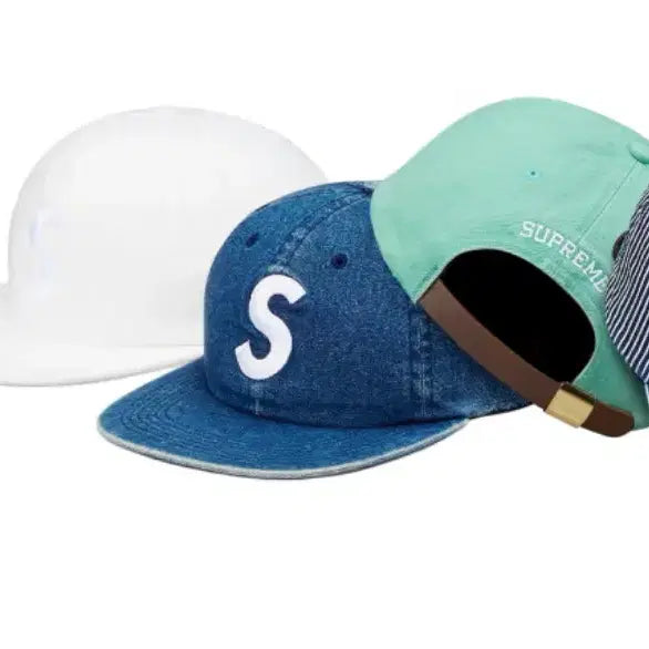 [BUNJANG] Supreme Washed Denim 6-Panel Cap / 슈프림 워시드 데님 블루 6페널 캡 Supreme Washed Denim Cap