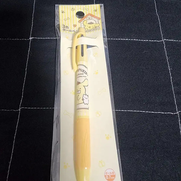 [BUNJANG] Pompompurin 3-Color Ballpoint Pen 0.7mm / 폼폼푸린 3색 볼펜 0.7mm