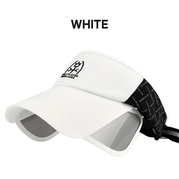 [BUNJANG] Castelbajac White Golf Sun Cap / 까스텔바작 화이트 골프 썬캡