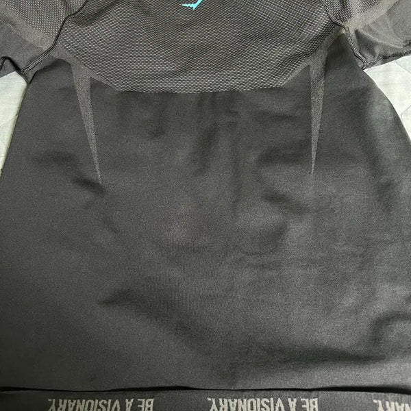 [BUNJANG] Gymshark Onyx V5 T-Shirt Blue Logo (L) / 짐샤크 오닉스 V5 블루로고 (L)