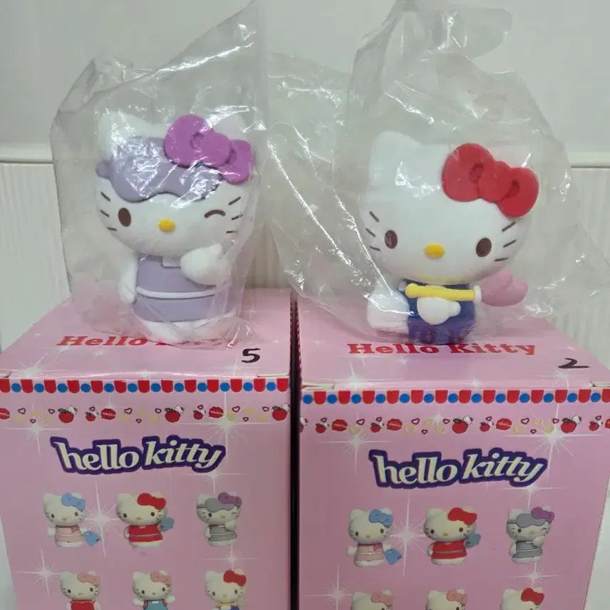 [BUNJANG] Hello Kitty Figure Set (2 Pieces) / 헬로키티 피규어