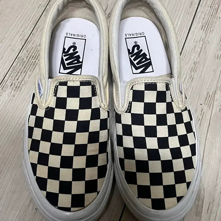 [BUNJANG] Vans Vault LX Checkerboard Sneakers / 반스 볼트 lx 체커보드 230