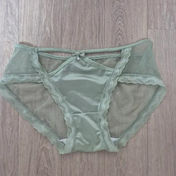 [BUNJANG] Women's Lace Hem Panties (Used) / 중고 여성 여자레이스 햄 팬티