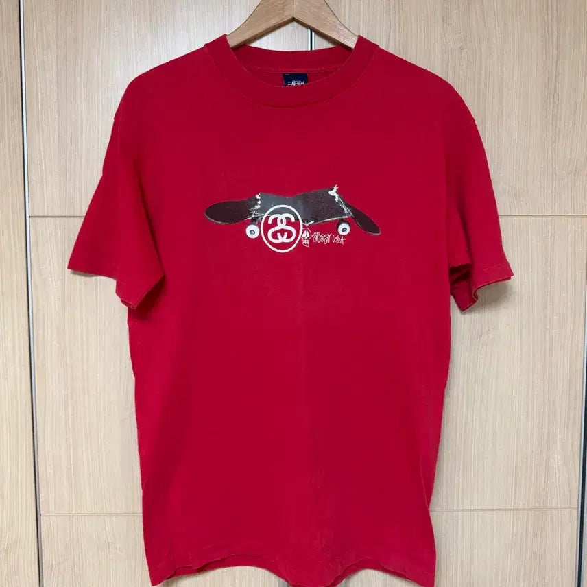 [BUNJANG] Stussy T-Shirt Vintage Single Stitch L Made in USA / [L] 올드 스투시 티셔츠 made in usa