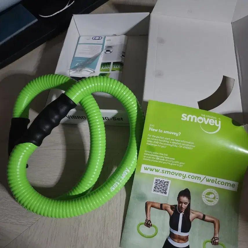 [BUNJANG] Smovey Vibro-Swing Exercise Set (Green) / 스모비 진동 운동 세트