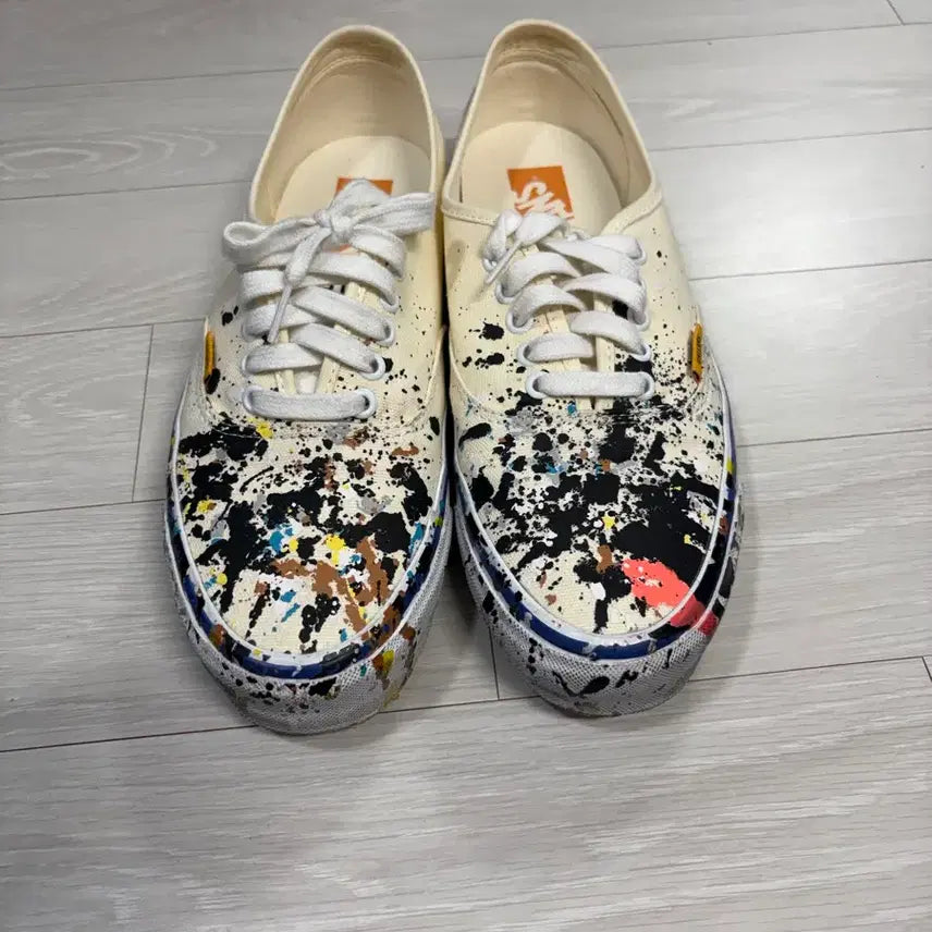 [BUNJANG] Vans Authentic x Gallery Dept. Painted Splatter Sneakers (Size 275) / 반스 어센틱x갤러리디파트먼트 275팝니다