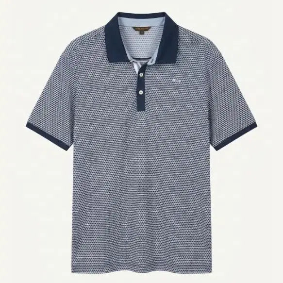 [BUNJANG] Louis Castel Patterned Polo Shirt 105 / 루이까스텔 패턴 카라티 105
