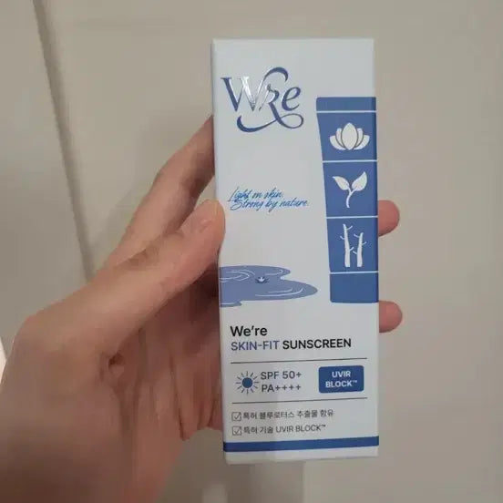 [BUNJANG] We're Skin Fit Sun Cream SPF 50+ / We're 스킨핏 선크림 SPF 50+ 위아 선크림