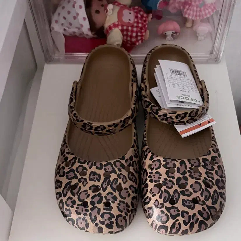 [BUNJANG] Crocs Leopard Ballet Flats / 크록스 레오파드 발레