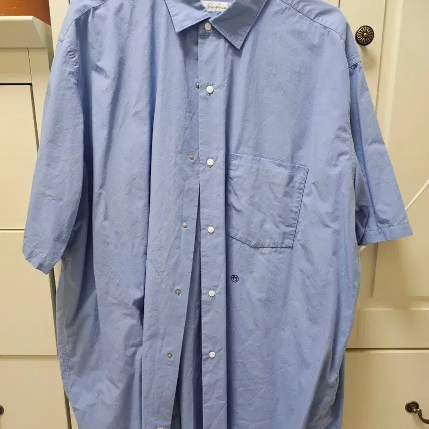 [BUNJANG] nanamica Short Sleeve Shirt XL / 나나미카 반팔 셔츠 XL