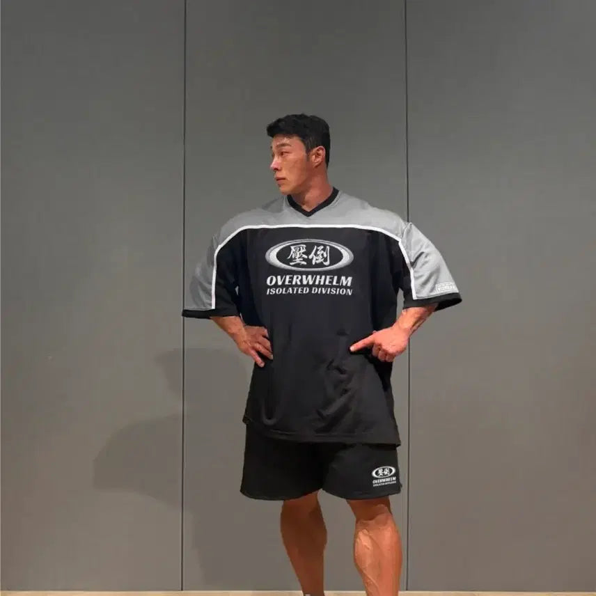 [BUNJANG] APDO Double Circle Rugby Jersey Size 2 / 압도 더블써클 럭비져지2사이즈