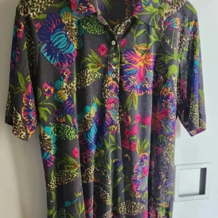 [BUNJANG] Printed Collar Blouse / 카라 프린팅 블라우스