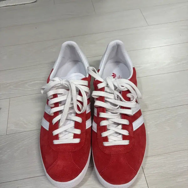 [BUNJANG] Adidas Gazelle Red Suede Sneakers / 아디다스 가젤 레드 275팝니다