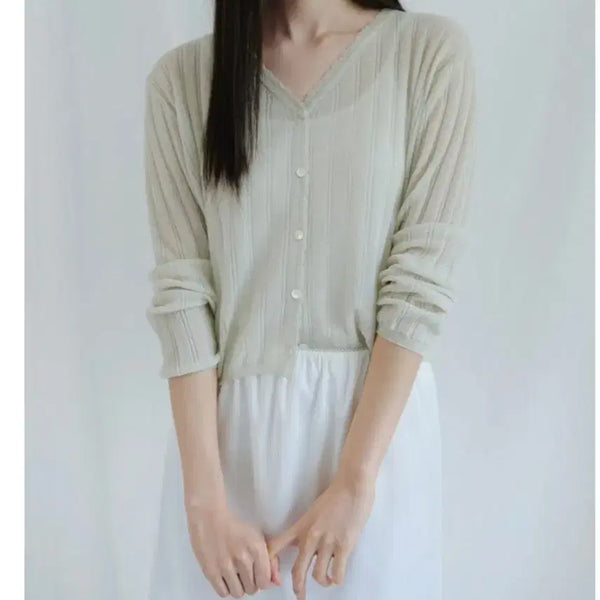 [BUNJANG] Venute Como Cardigan Apple Mint / 베뉴엣 como 가디건 애플민트 (택o)