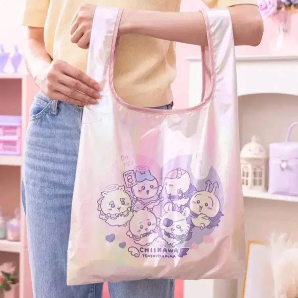 [BUNJANG] Chiikawa Angel & Devil Aurora Eco Bag / 치이카와 천사 & 악마 오로라 에코백
