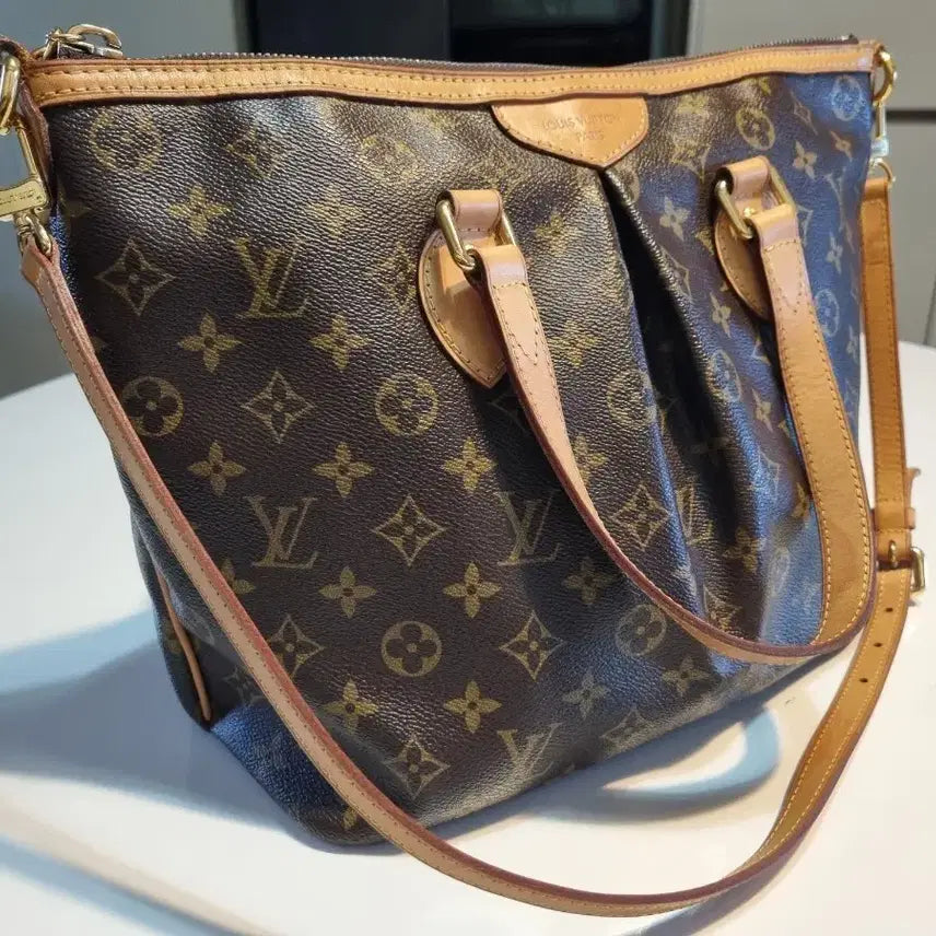 [BUNJANG] Louis Vuitton Palermo PM Monogram Tote Shoulder Bag / (정품) 루이비통 모노그램 팔레르모 PM 토트백 + 숄더백