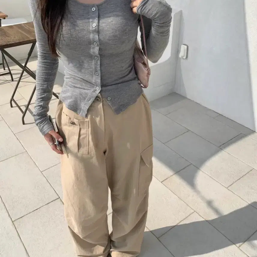 [BUNJANG] Verni Market Sand Cargo Pants / [새상품] 베르니마켓 샌드 카고 팬츠