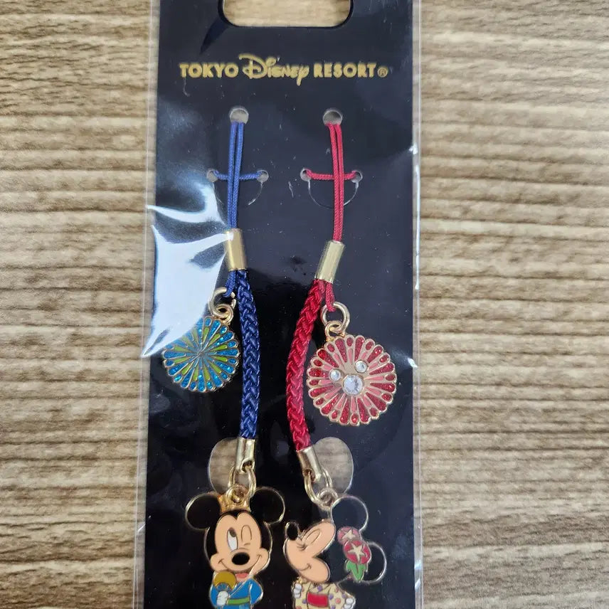 [BUNJANG] Tokyo Disneyland Mickey & Minnie Japanese Style Strap Set / 도쿄 디즈니랜드 미키 미니 스트랩