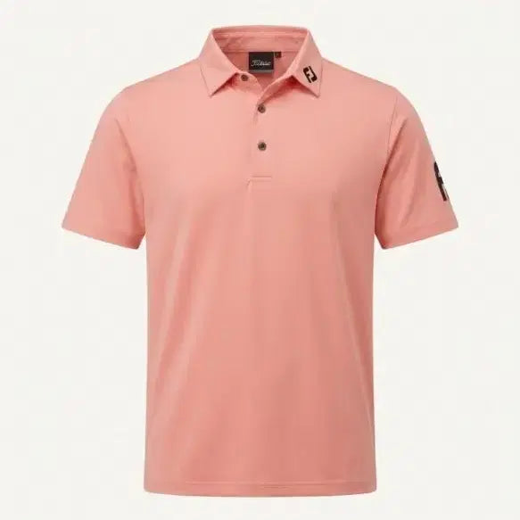 [BUNJANG] Titleist Pink Golf Collar T-Shirt Size L / 타이틀리스트 핑크 골프 카라티 L