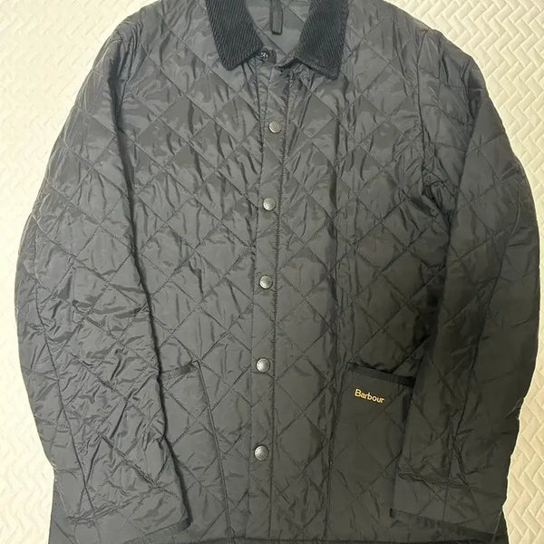 [BUNJANG] Barbour Black Quilted Jacket (L) / 바버 블랙 퀼팅 자켓 L