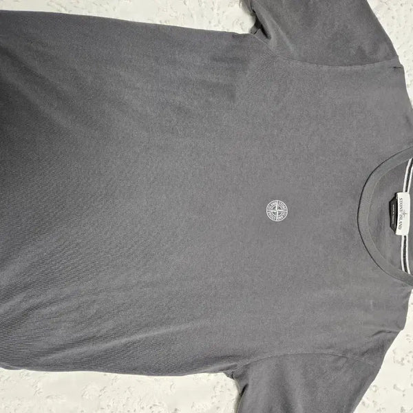 [BUNJANG] Stone Island Charcoal Short Sleeve T-Shirt / 스톤아일랜드 반팔 티셔츠 차콜
