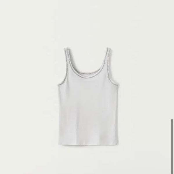 [BUNJANG] Nothing Written Noma Tank Top Oatmeal / 택달린 새상품) 낫띵리튼 Noma tank top (Oatmeal)