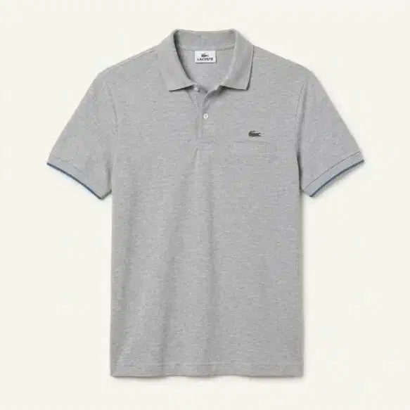 [BUNJANG] Lacoste Grey Polo Shirt Size 4 / 라코스테 그레이 카라티 100