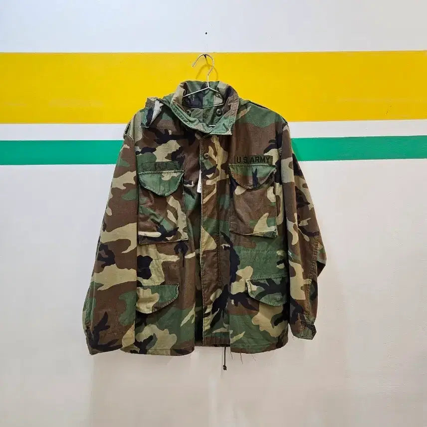[BUNJANG] US Army Original M65 Woodland Camo Field Jacket / USA 미군 오리지널 M65 우드랜드 카모 필드자켓