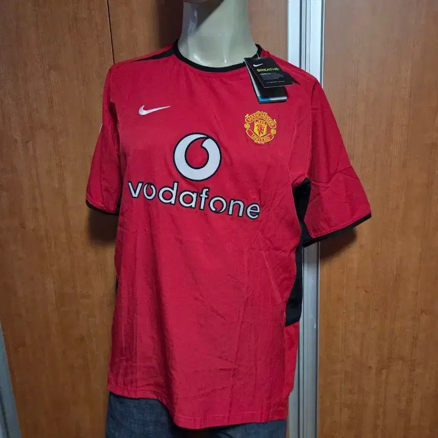[BUNJANG] Nike Manchester United Home Short Sleeve Jersey Beckham L / 나이키 맨체스터 유나이티드 홈 반팔 저지 (BECKHAM베컴 L사이즈)새상품