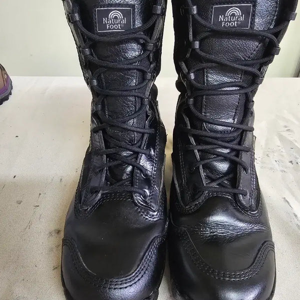 [BUNJANG] Natural Foot Gore-Tex Professional Walker Boots - Black (245mm) / 내추럴풋 고어텍스 전문가용245 미리 워커 부츠 블랙