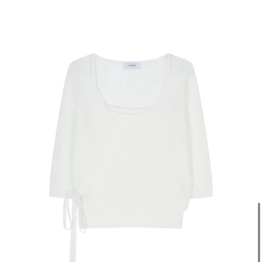[BUNJANG] Lookast Aurore Wrap Knit Cardigan Cream / 룩캐스트 오로르 랩 니트 가디건 크림