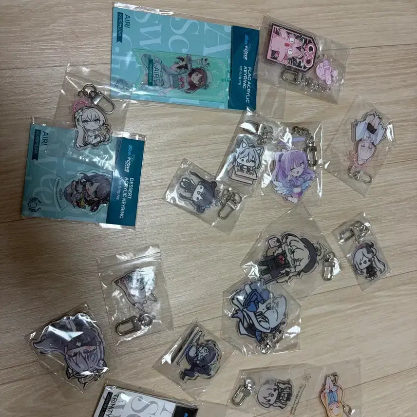[BUNJANG] Blue Archive Character Acrylic Keychain / 블루아카카이브 키링