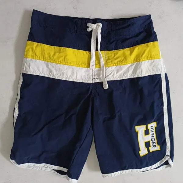 [BUNJANG] Tommy Hilfiger Unisex Beach Shorts Navy (Size 29-30) / 남여공용 타미힐피거 비치반바지 (29-30)