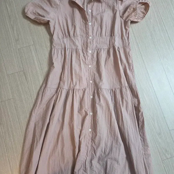 [BUNJANG] Island Plastic Long Dress / 아일랜드플라스틱롱원피스