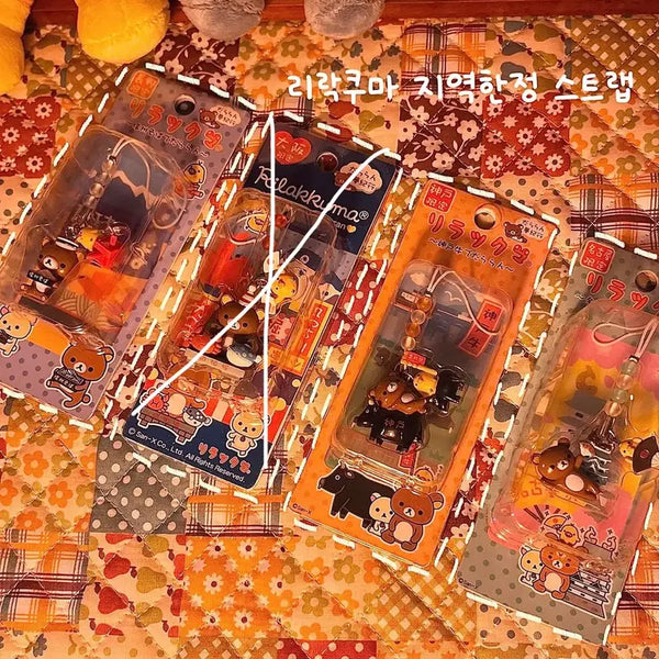 [BUNJANG] Rilakkuma Regional Limited Strap Keychain / 리락쿠마 지역 한정 스트랩 키링