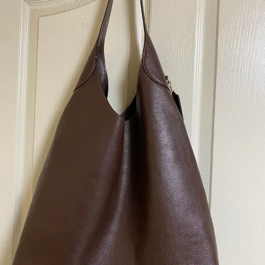 [BUNJANG] Coach Brooklyn 39 Leather Satchel Bag (Brown) / 코치가방 브루클린39