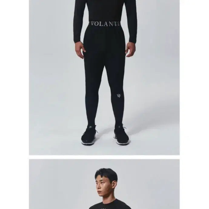 [BUNJANG] Volante Men's Training Pants Black Size 2 / (새상품)볼란테 레깅스 팬츠 블랙(2)