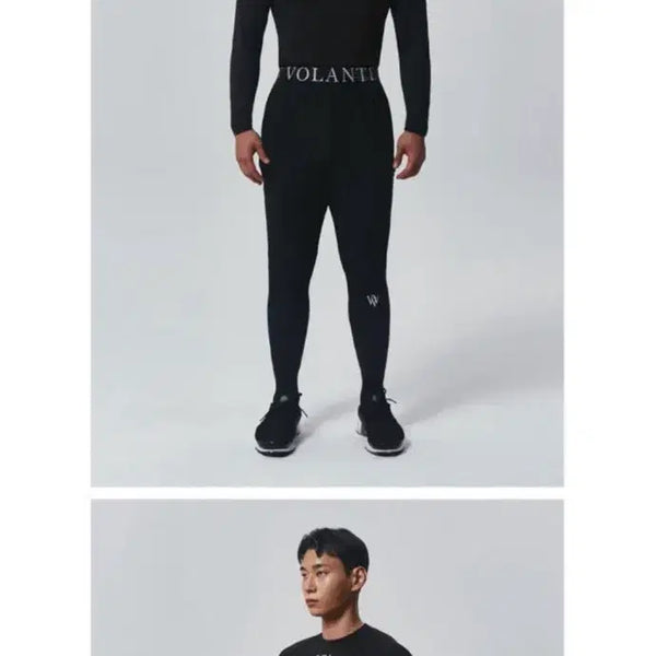 [BUNJANG] Volante Men's Training Pants Black Size 2 / (새상품)볼란테 레깅스 팬츠 블랙(2)